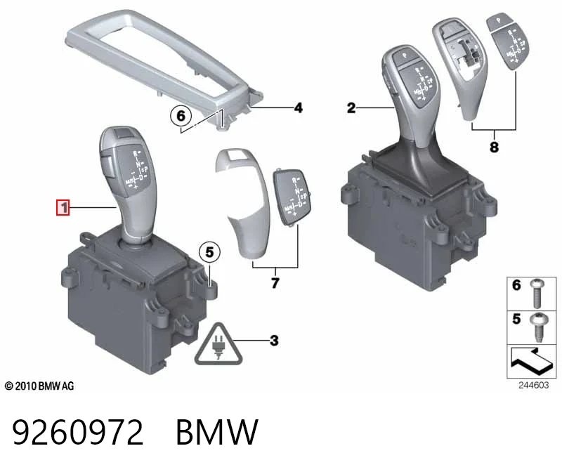 Mecanismo de mudança (ligação) 9239504 BMW
