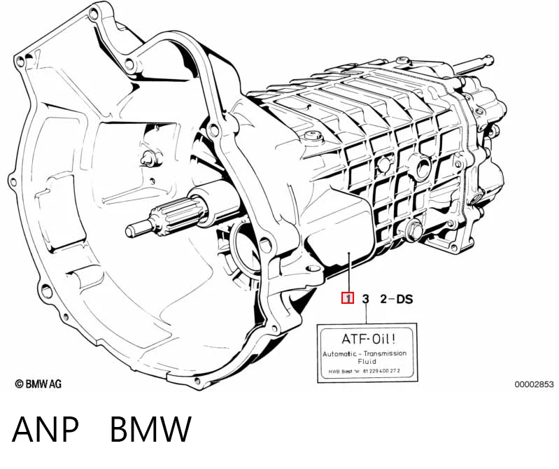 ANP BMW Caixa de Mudança montada (caixa mecânica de velocidades)