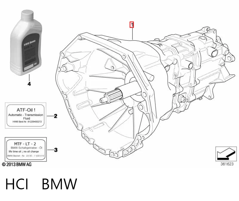 HCI BMW Caixa de Mudança montada (caixa mecânica de velocidades)