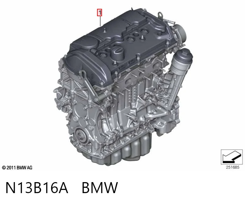 N13B16A BMW Motor montado