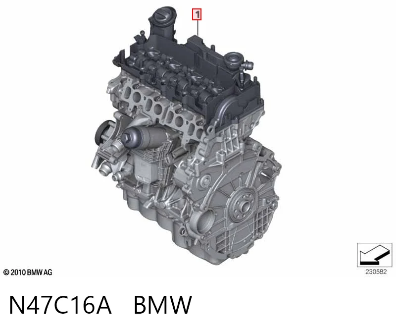 N47C16A BMW Motor montado