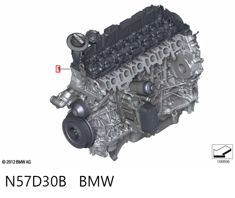 N57D30B BMW Motor montado