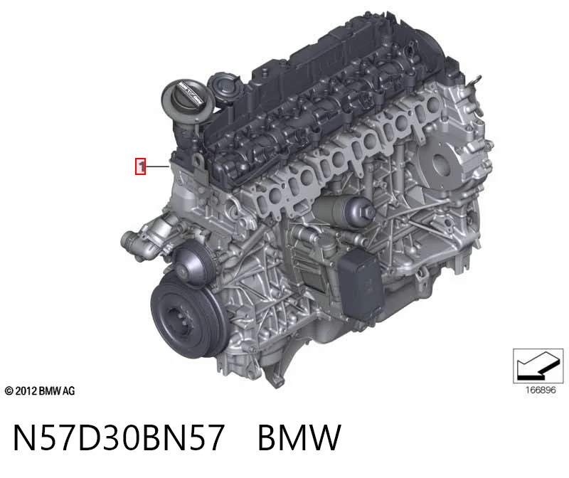 N57D30BN57 BMW Motor montado