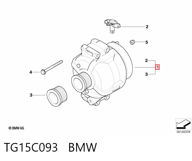 TG15C093 BMW Gerador