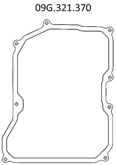 09G321370 VAG Vedante de panela da Caixa Automática de Mudança/Caixa Mecânica de Mudança