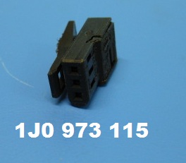 1J0973115 VAG Conector da luz da placa de identificação