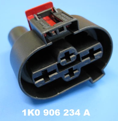 1K0906234A VAG Ventilador elétrico de esfriamento montado (motor + roda de aletas)