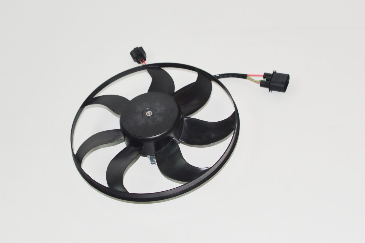 1K0959455FR VAG Ventilador elétrico de esfriamento montado (motor + roda de aletas) esquerdo