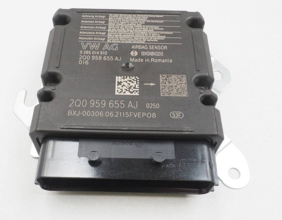 2Q0959655AJ VAG Módulo processador de controlo da bolsa de ar (Centralina eletrônica AIRBAG)