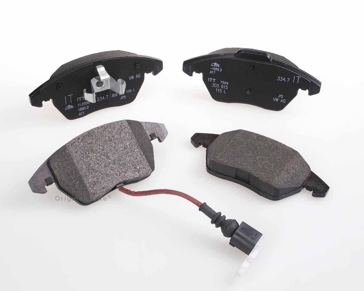 Sapatas do freio dianteiras de disco Volkswagen Touran I 1T1, 1T2 ao melhor preço