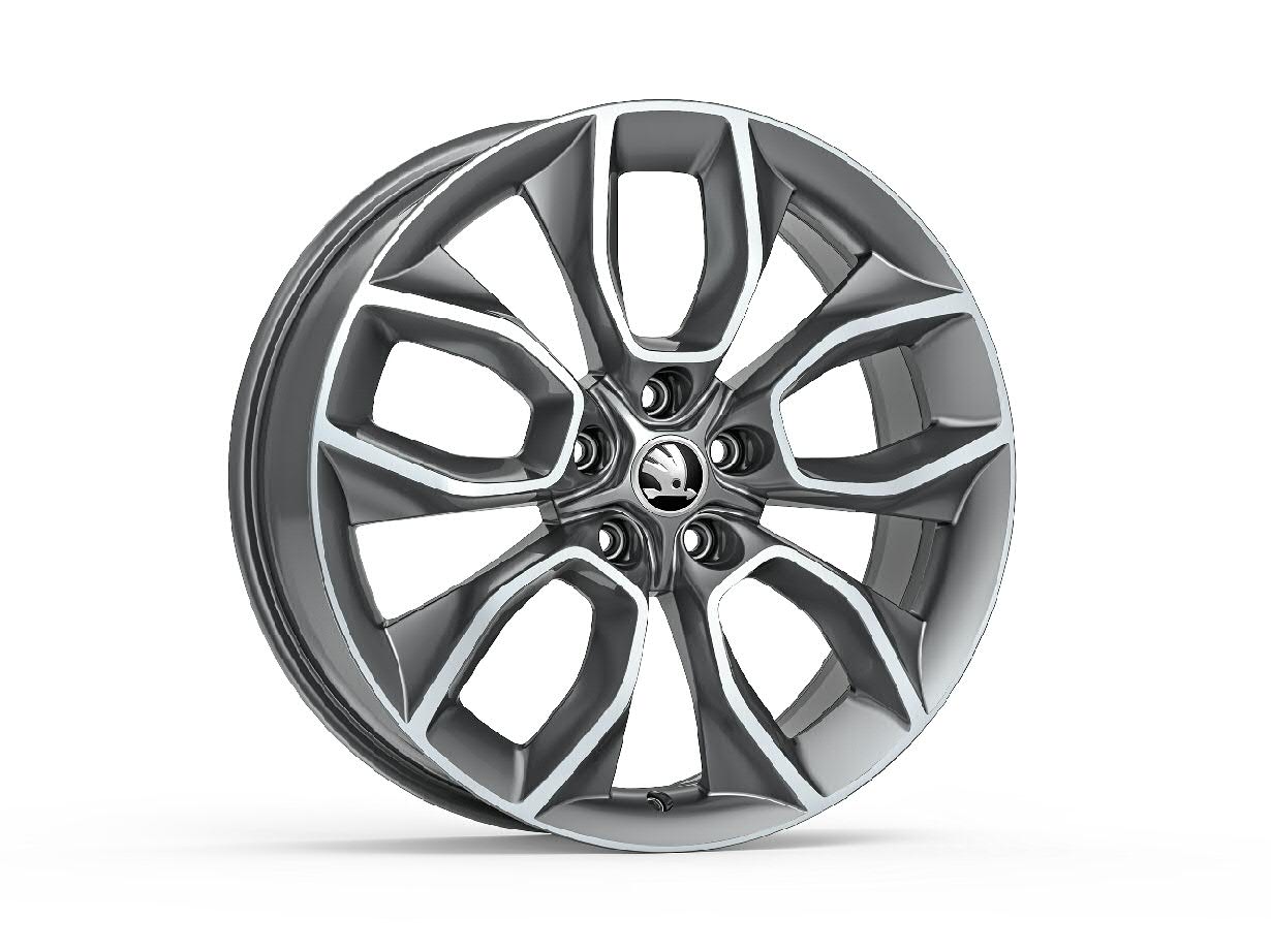 Discos de roda de aleação ligeira (de aleação ligeira, de titânio) Skoda Kodiaq  NS6, NS7, NV7 ao melhor preço