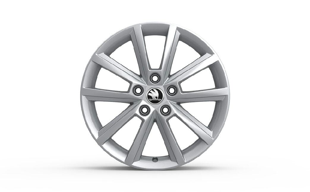 Discos de roda de aleação ligeira (de aleação ligeira, de titânio) para Skoda Octavia III A7 5E3, NL3, NR3