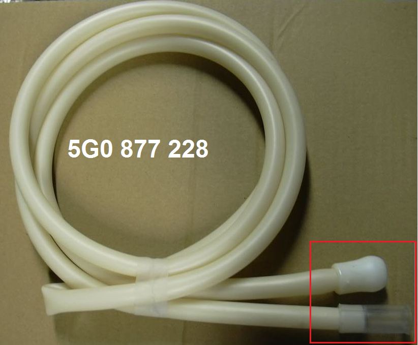 5G0877228 VAG Mangueira de drenagem de caixa de filtro de ar