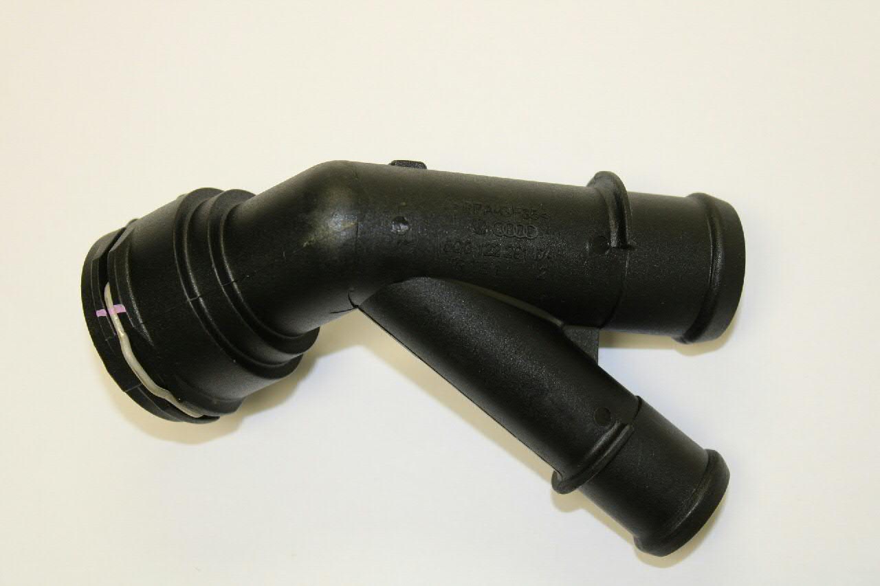 5Q0122291DA VAG Tubo de ligação do termostato superior (acoplamento de desmontagem rápida)