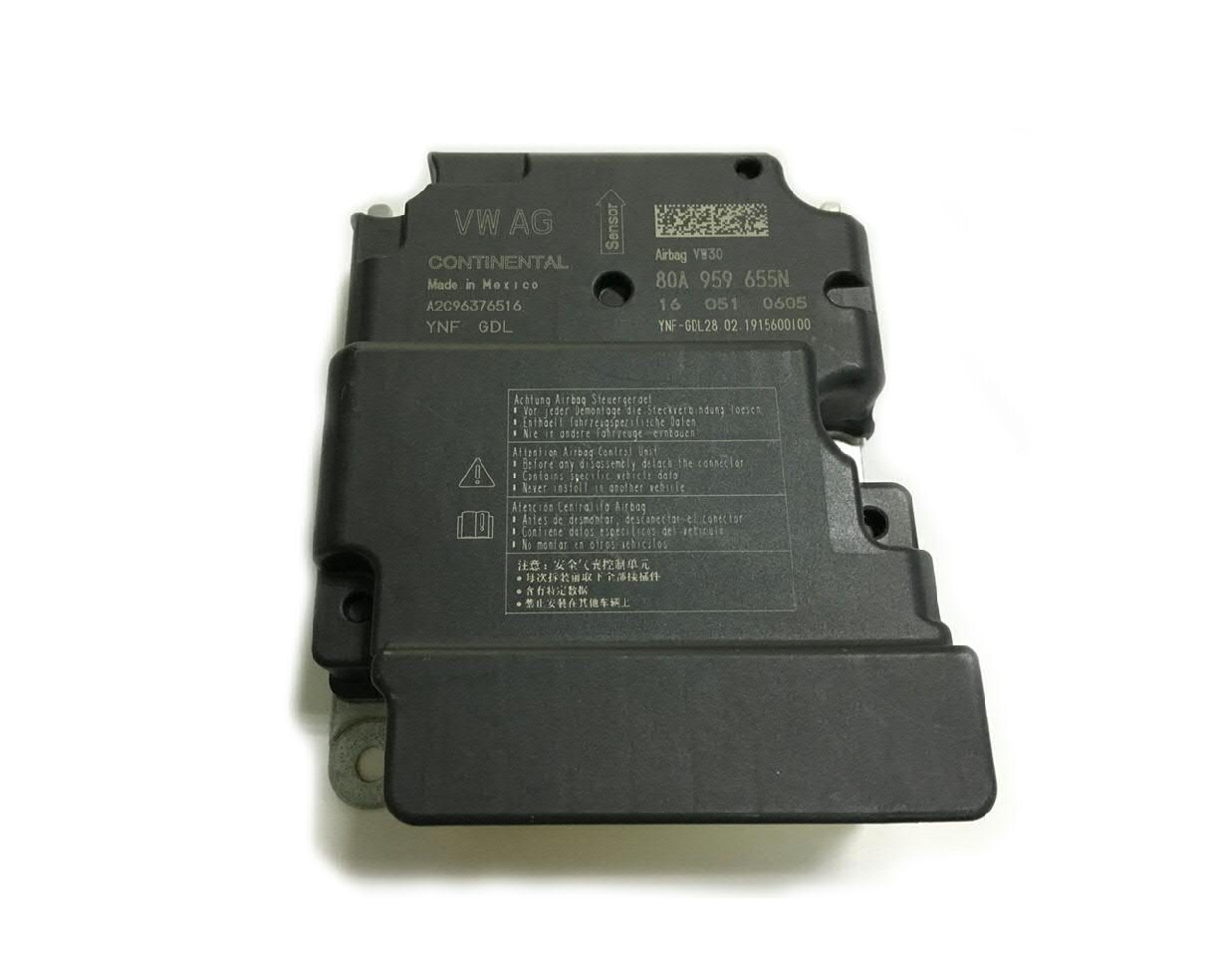 80A959655N VAG Módulo processador de controlo da bolsa de ar (Centralina eletrônica AIRBAG)