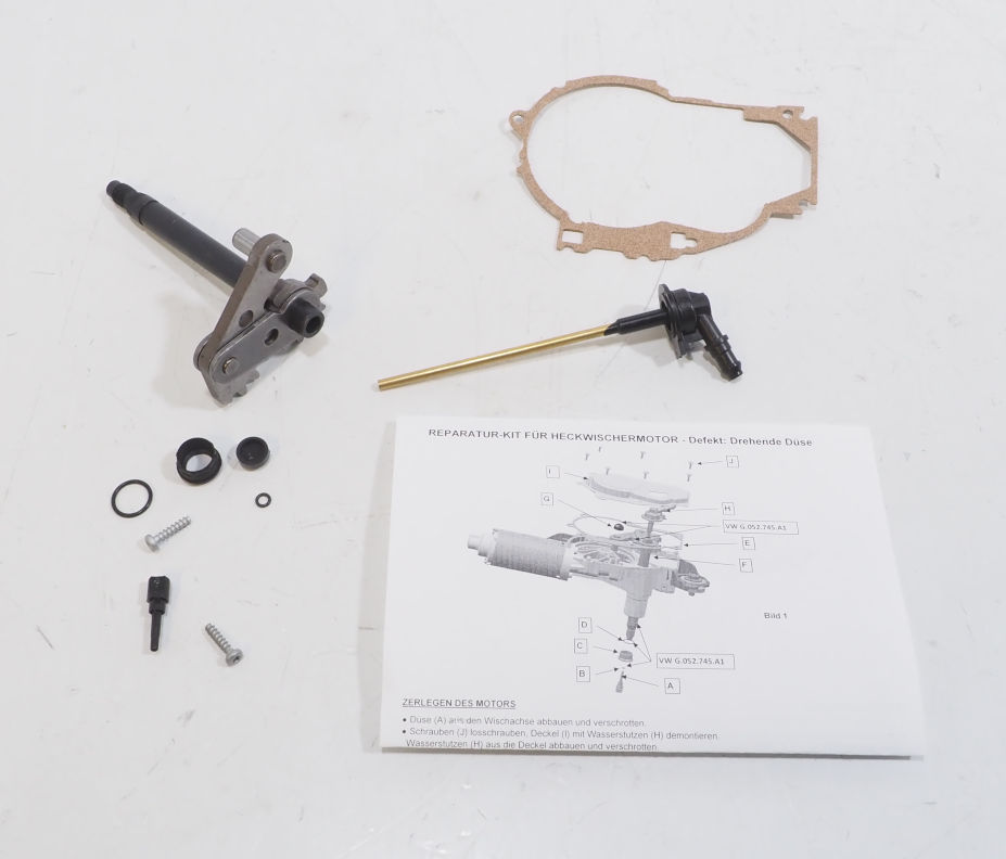 8L0998711 VAG Motor de limpador pára-brisas de vidro traseiro