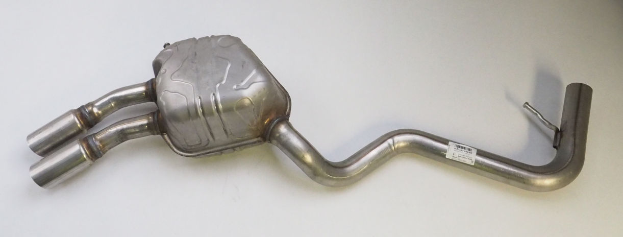 Silenciador, parte traseira para Audi Q3  8UB, 8UG
